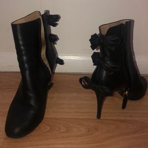 Authentic Valentino bow booties